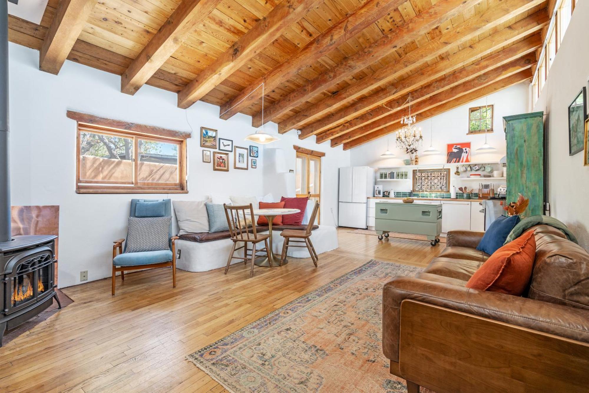 Heart Of Santa Fe - Adorable Hideaway - King And Queen - Walk To Everything - Fireplace - Ac Extérieur photo